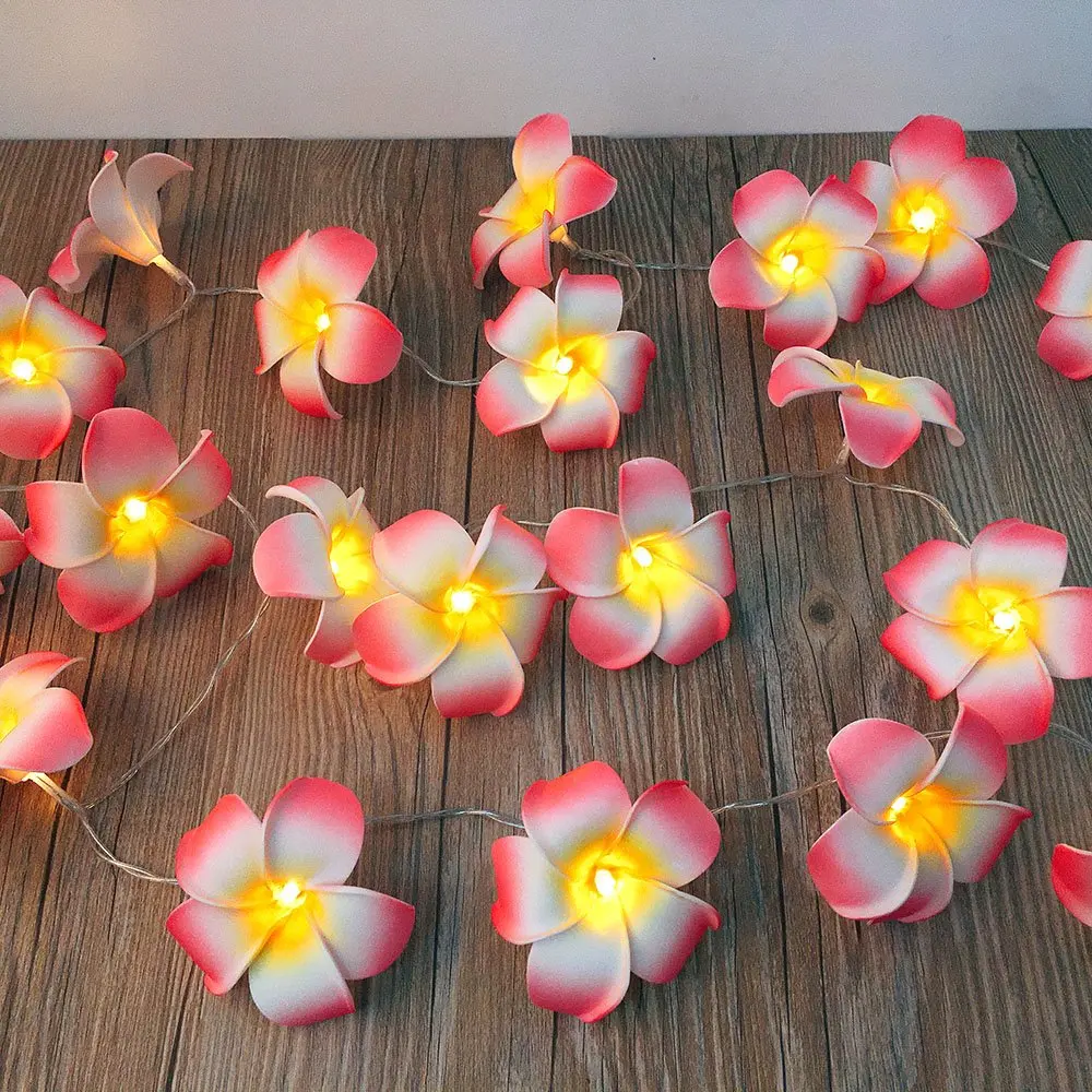 6m 40LEDs Flower String Light Battery Flashing Fairy Light Room Aesthetic Decor Christmas Gift for Girlfriend Mom Birthday Party
