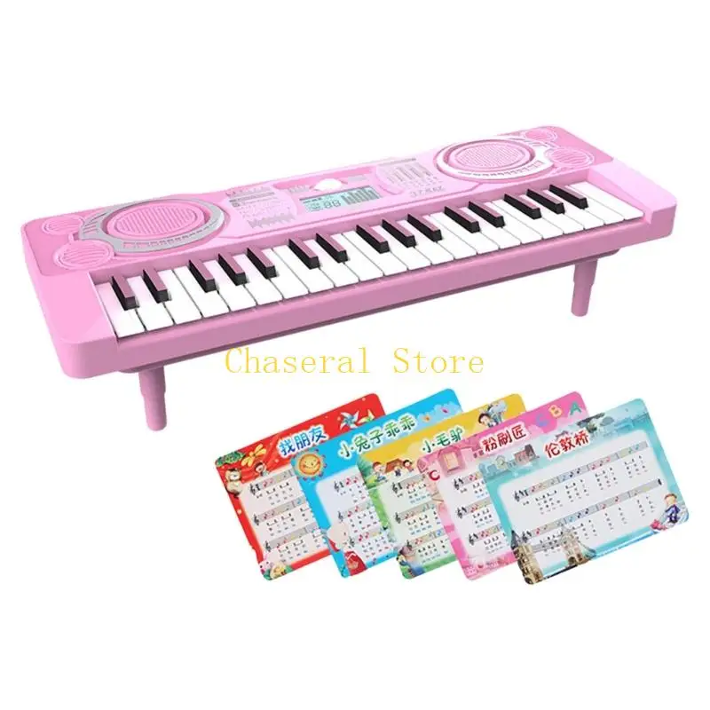 E7CE Compact Electronic Piano Toy 37 Home Practice Music Instrument Toy for Child