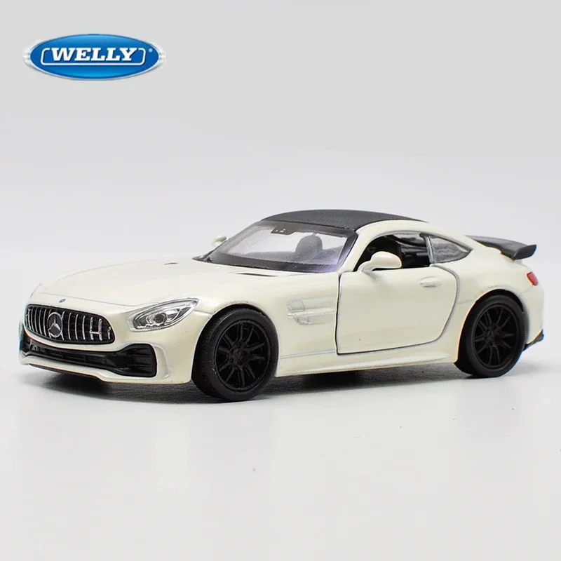 

Welly 1:36 Mercedes Benz AMG GTR Alloy Sports Car Model Diecast Metal Toy Vehicle Car Model Simulation Collection Childrens Gift