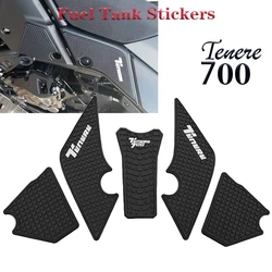 Motorcycle Non-slip Side Fuel Tank Stickers Waterproof Pad Rubber Sticker For YAMAHA TENERE 700 Rally T700 XTZ 690 T 700 2019-23