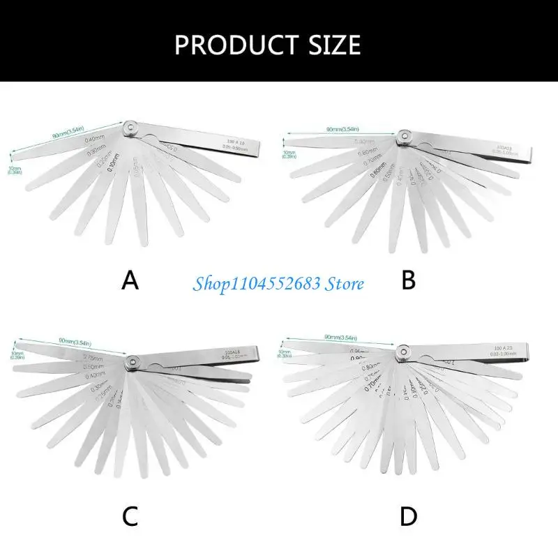 Y6GD-Dicke Messgeräte Fühlermessgeräte 0,01-1 mm/0,05-0,50 mm/0,05-1,00 mm/0,02-1,00 mm offse