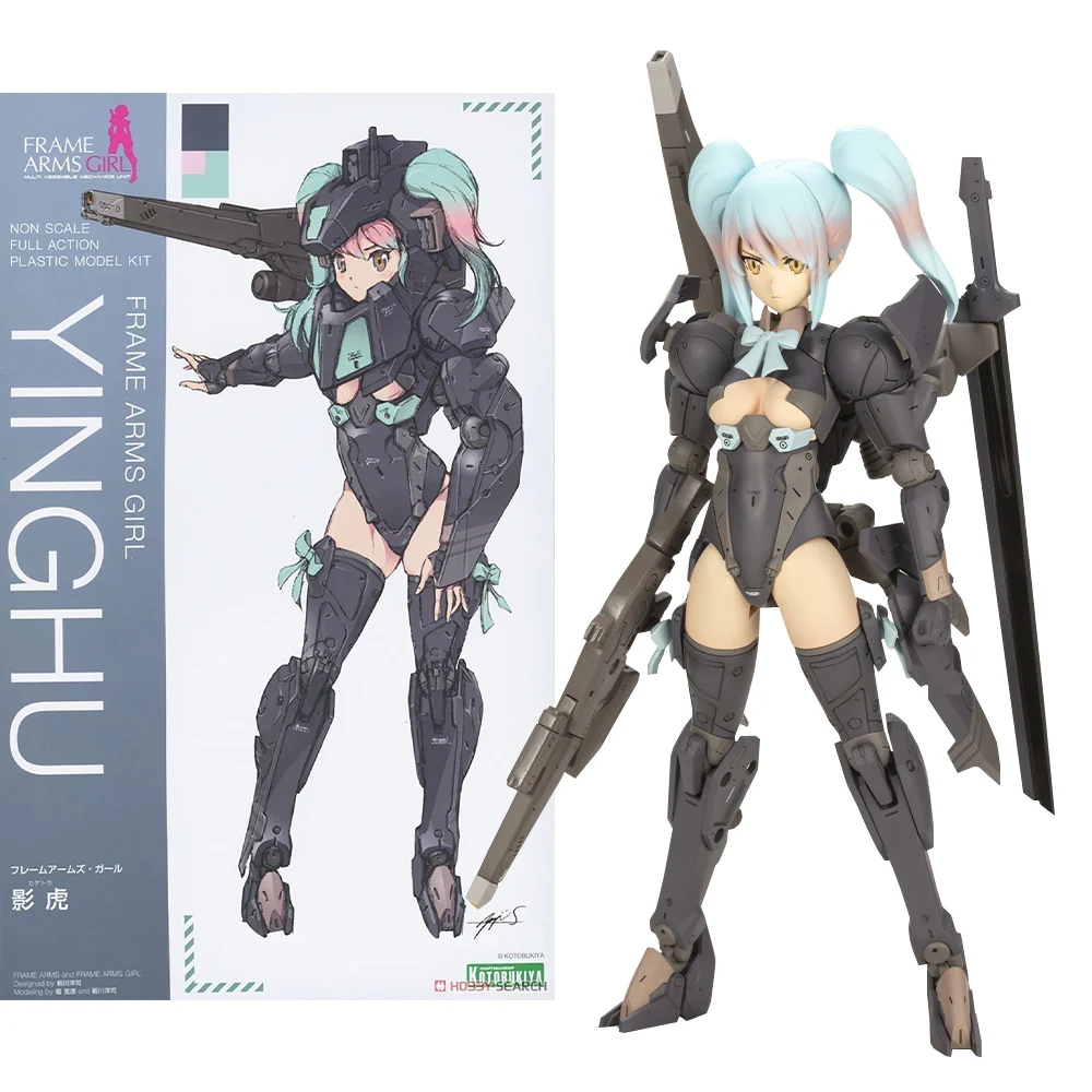 

In Stock Original Kotobukiya FRAME ARMS GIRL FG027 YINGHU Assembly Models Ver. Anime Action Figures Model Collection Toy