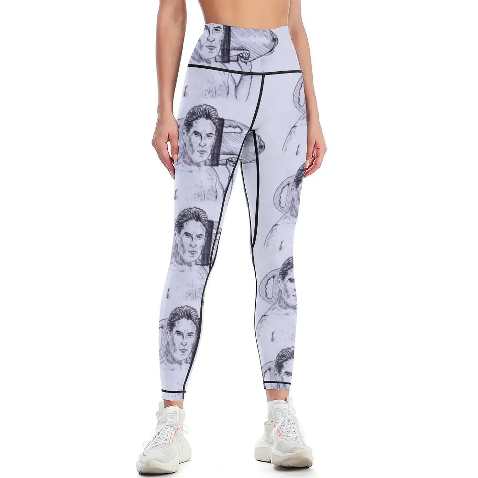 

David Hasselhoff on duty Leggings trousers sporty woman push up legging gym Women's sports pants Womens Leggings