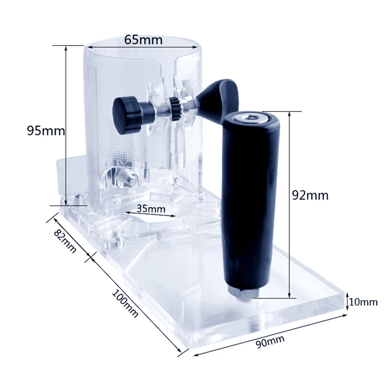 For Electric Trimmer Machine Power Tools Accessories New Trimmer Base Balance Board Woodworking Edge Cutter