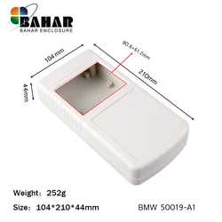 Bahar Enclosure Wire Junction Box  ABS Plastic Housing Wall-mounting shell  Instrument Case SIZE 104X210X44 MM  MODEL BMW50019