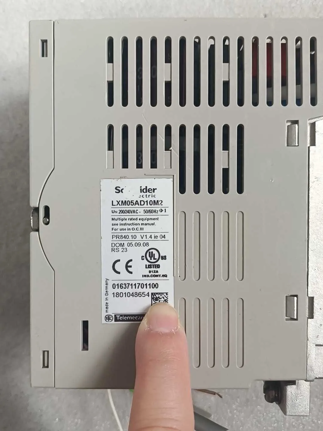 LXM05AD10M2 0.75KW Servo Drive for Schneider LXM05AD10M2