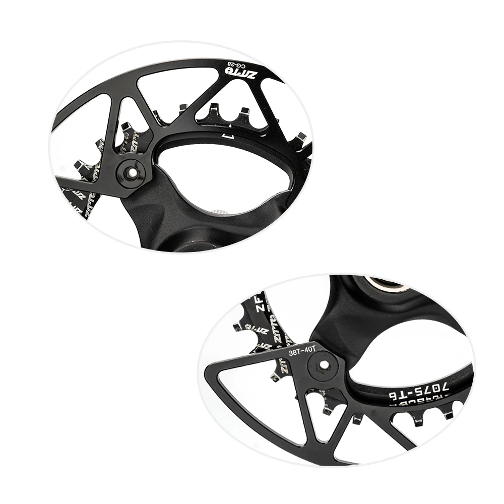 ZTTO DH MTB Bicycle Chain Guide Drop Catcher Crank Chain Wheel Protector Gravel Mountain Bike Chain Ring Guard 1x Disc Crankset