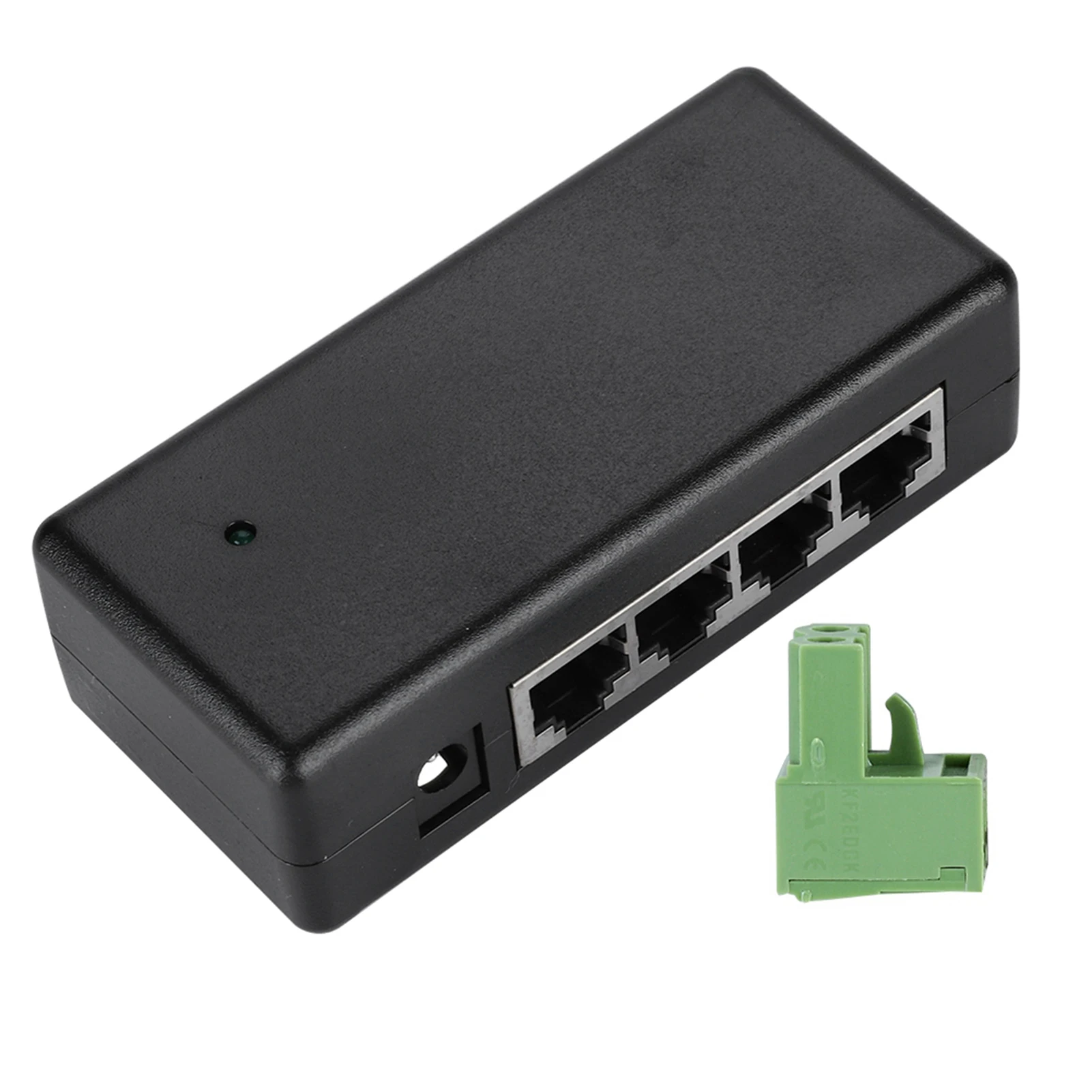 Adaptor PoE 4 Port DC 9V ‑ 48V 4 Port adaptor daya PoE injektor catu daya Ethernet DC9V Injector 48V untuk injektor IP kamera PoE