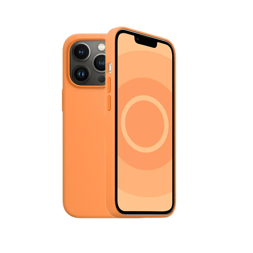 Etui z płynnego silikonu do 13Promax i 13mini z funkcją animacji i magnesu, kompatybilne z bezprzewodowym ładowaniem, ochronne etui na 13. — zdjęcie produktu 4