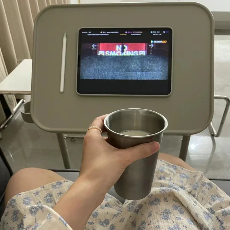 Learning Adjustable Lifting FoldingTable Household Small Table Bedroom Bedside Table Movable Side Tables Movable Bed Small Table