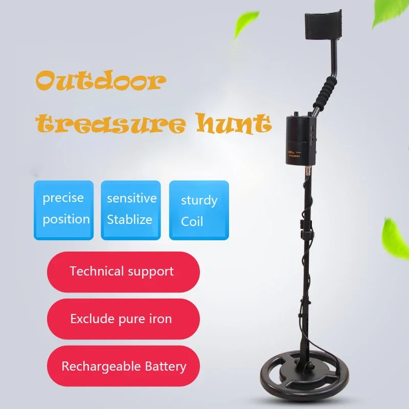 AR944A Metal Detector Underground Professional Depth 1.5m Gold Finder Treasure Hunter Pinpoint Locator