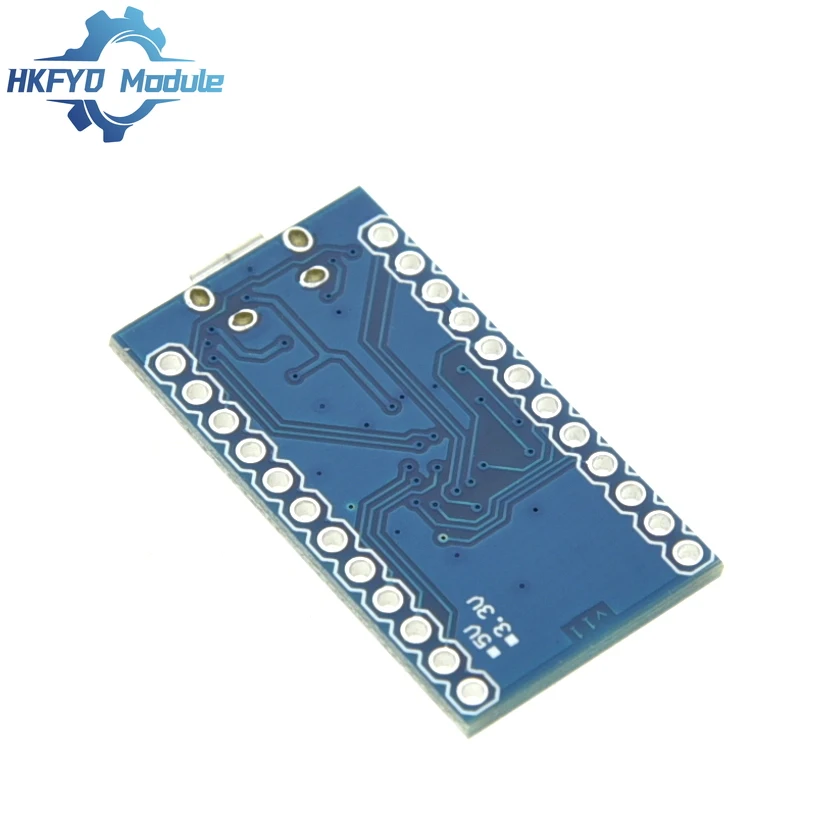 1-10 Uds Pro Micro ATmega32U4 5V 16MHz Chip Original reemplazar ATmega328 para Arduino Pro Mini con cabezal de 2 filas de pines para UNO R3