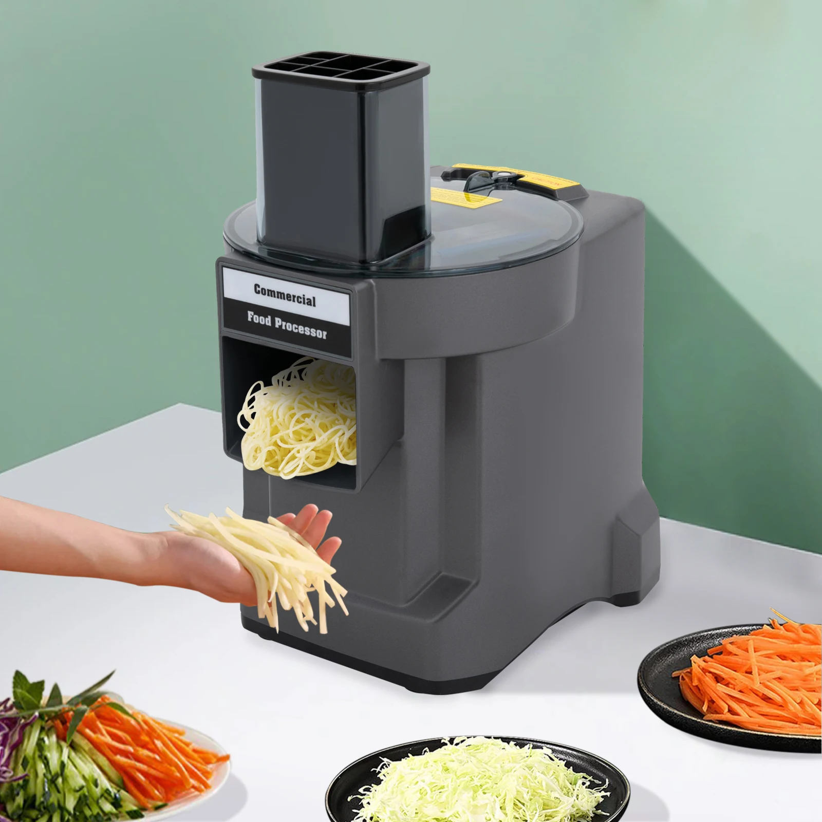 

110W Commercial Vegetable Fruit Dicer Home Restaurant Onion Tomato Dicer Chopper Countertop