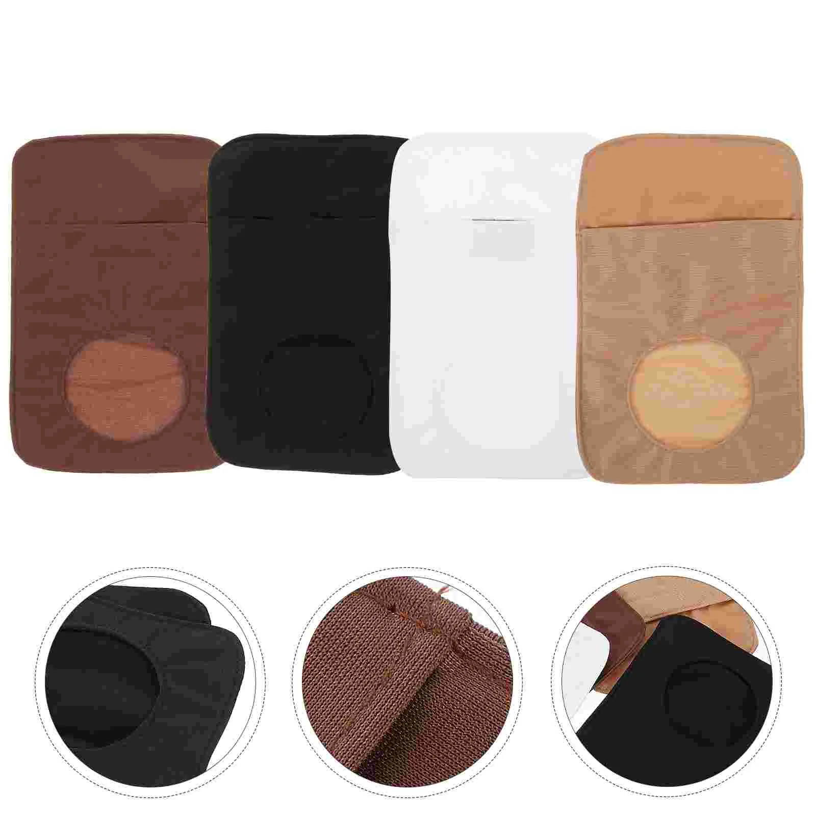 4 Pcs Ostomy Bag Cover Protector Elastic Covers Pouch Colostomy for Women High-quality Stretch Fabric Tools Supplies
