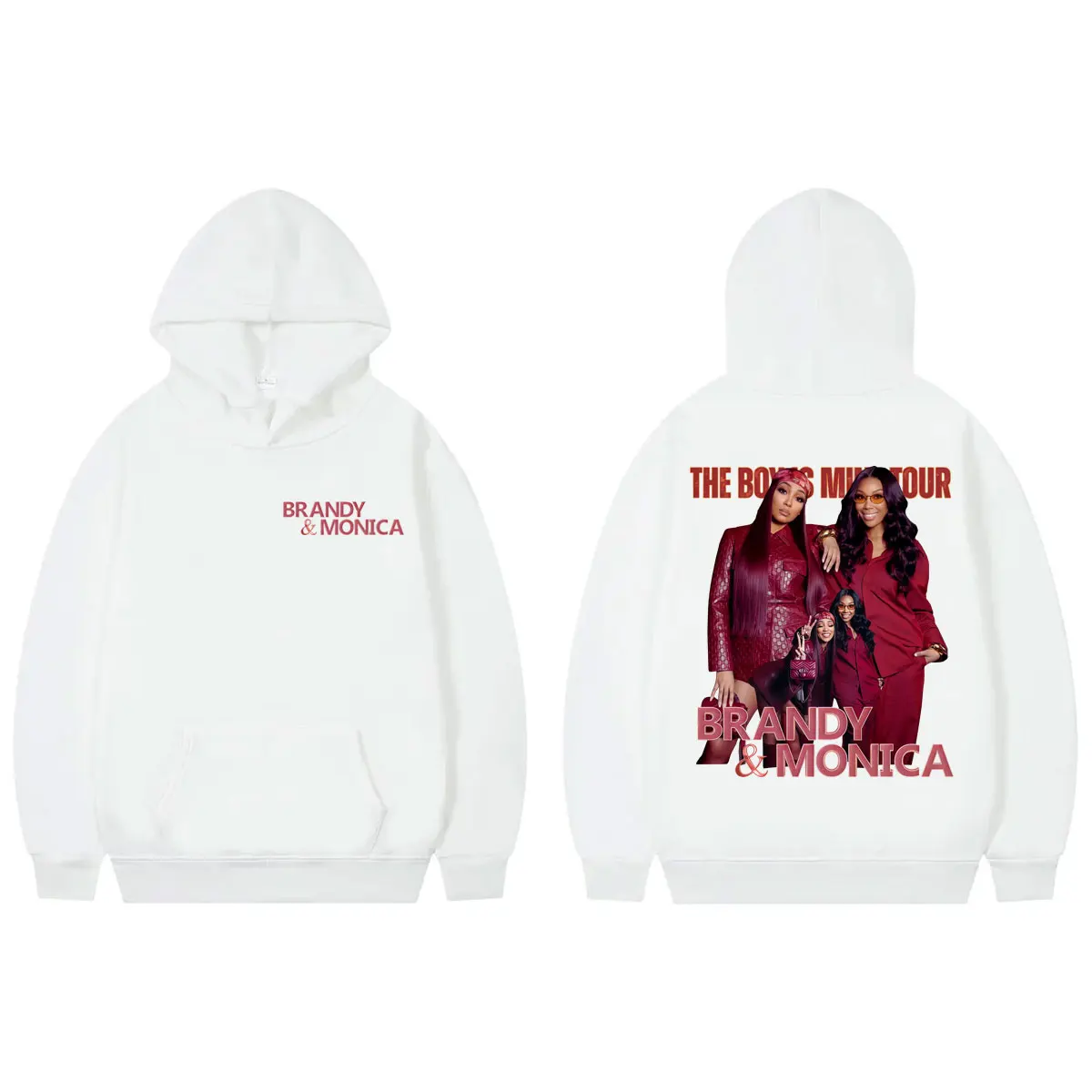 

Brandy & Monica The Boy Is Mine Tour 2025 Hoodie Men Women Fashion Aesthetic Pullovers High Quality Fleece Hooded Sweatshirts