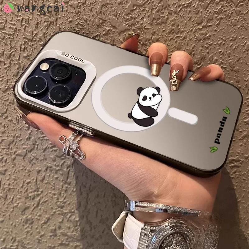 

For Tecno Camon 30s 30 20 Pro Pop 9 8 Pova 6 Pro Spark GO 1 GO 30C 20C 20 Pro Plus Phone Case Cute Panda Pattern Soft Cover
