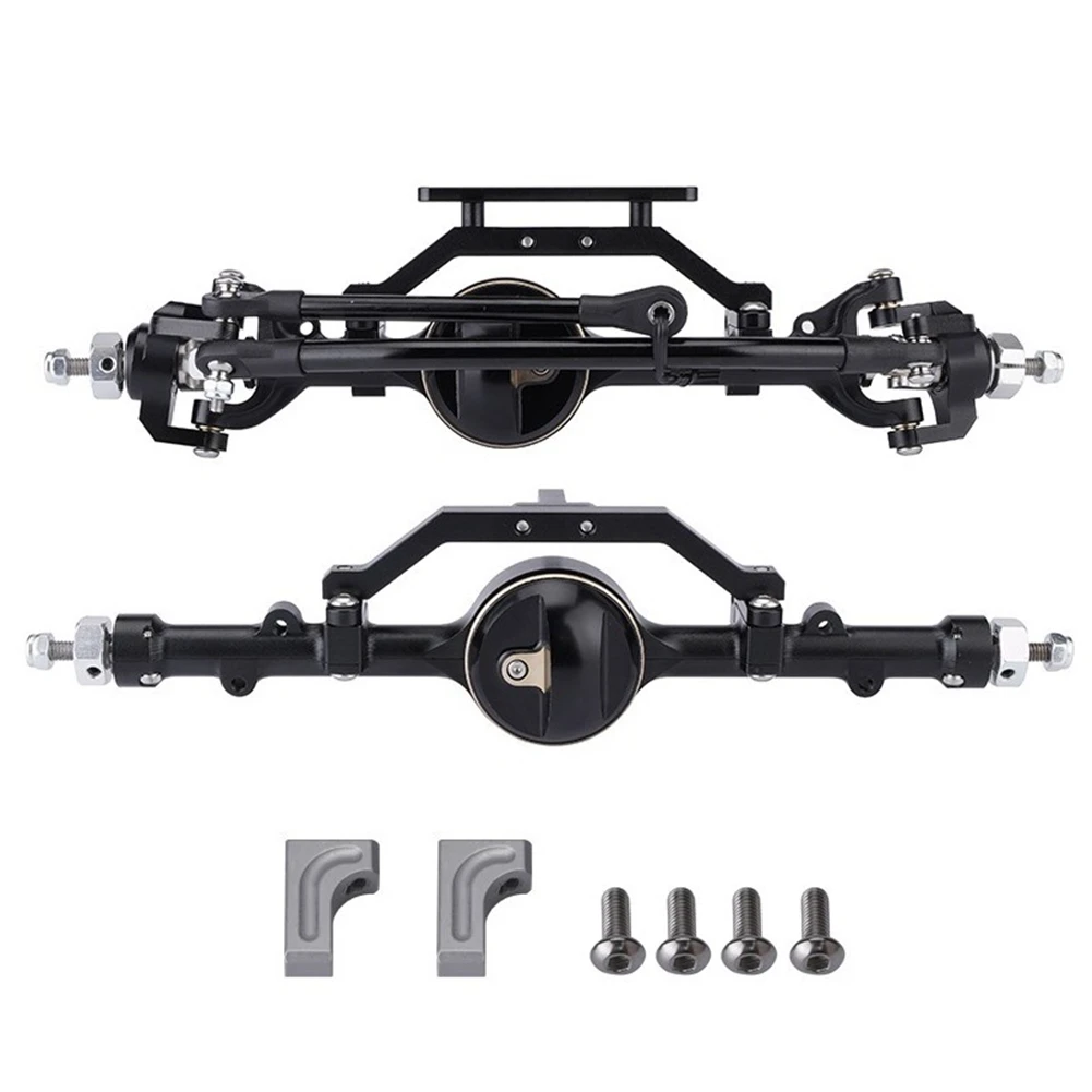 

A13Q-New CNC Metal D90 Front And Rear Axle For 1/10 RC Crawler RC4WD D90 D110 Gelande II TF2 Yota II Axle Upgrades Parts