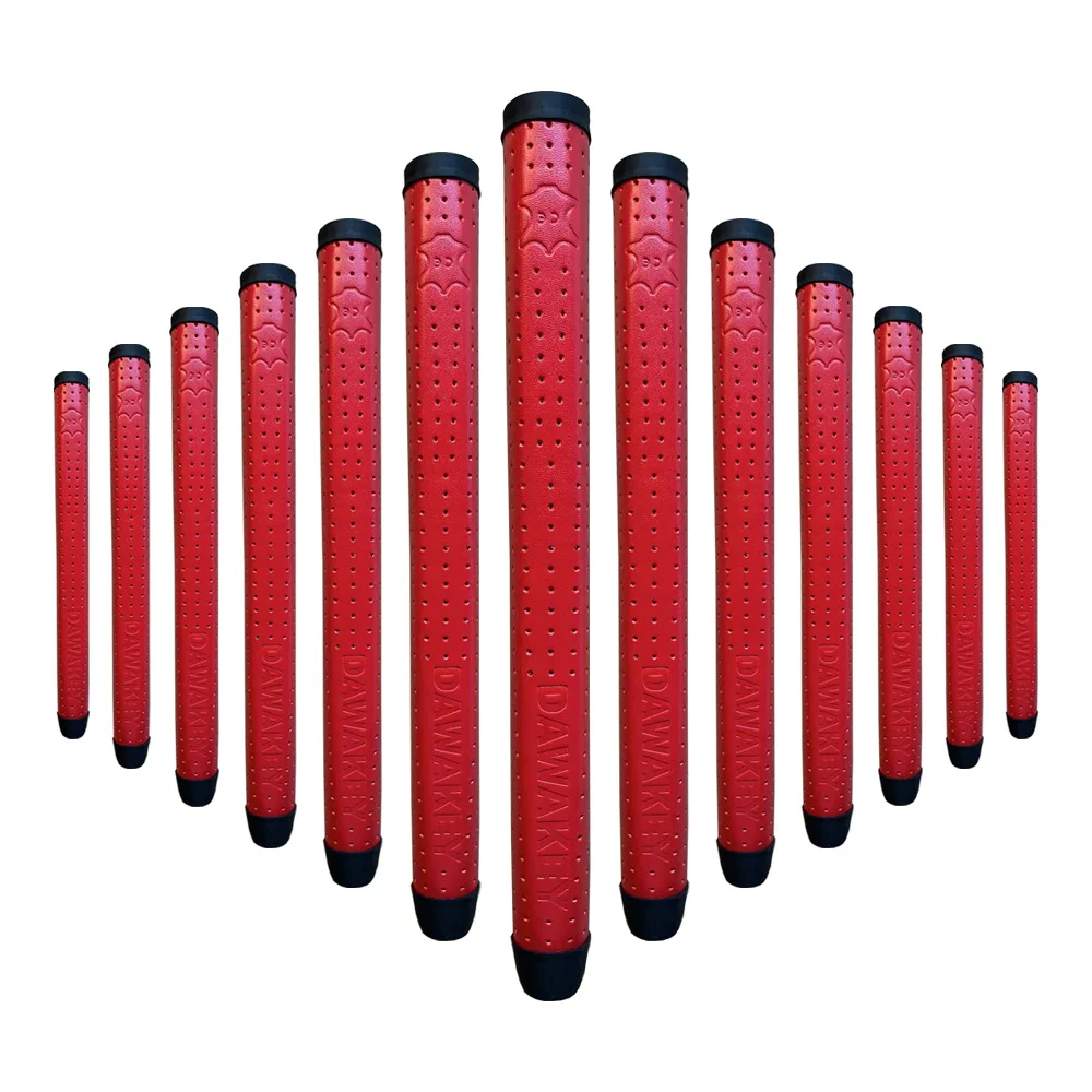 Genuine Leather Midsize Golf Putter Grip Blue Color Pure Handmade Club Grip with Soft Comfort Material