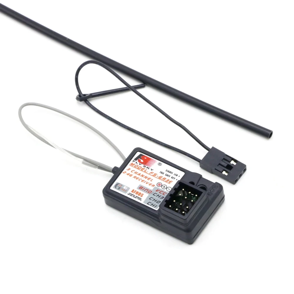 Flysky FS-GR3E FS-GR3F 3 Channel 2.4G GR3E Receiver with Failsafe waterproof for RC Car Truck Boat GT3B GR3C Upgrade Transmitter