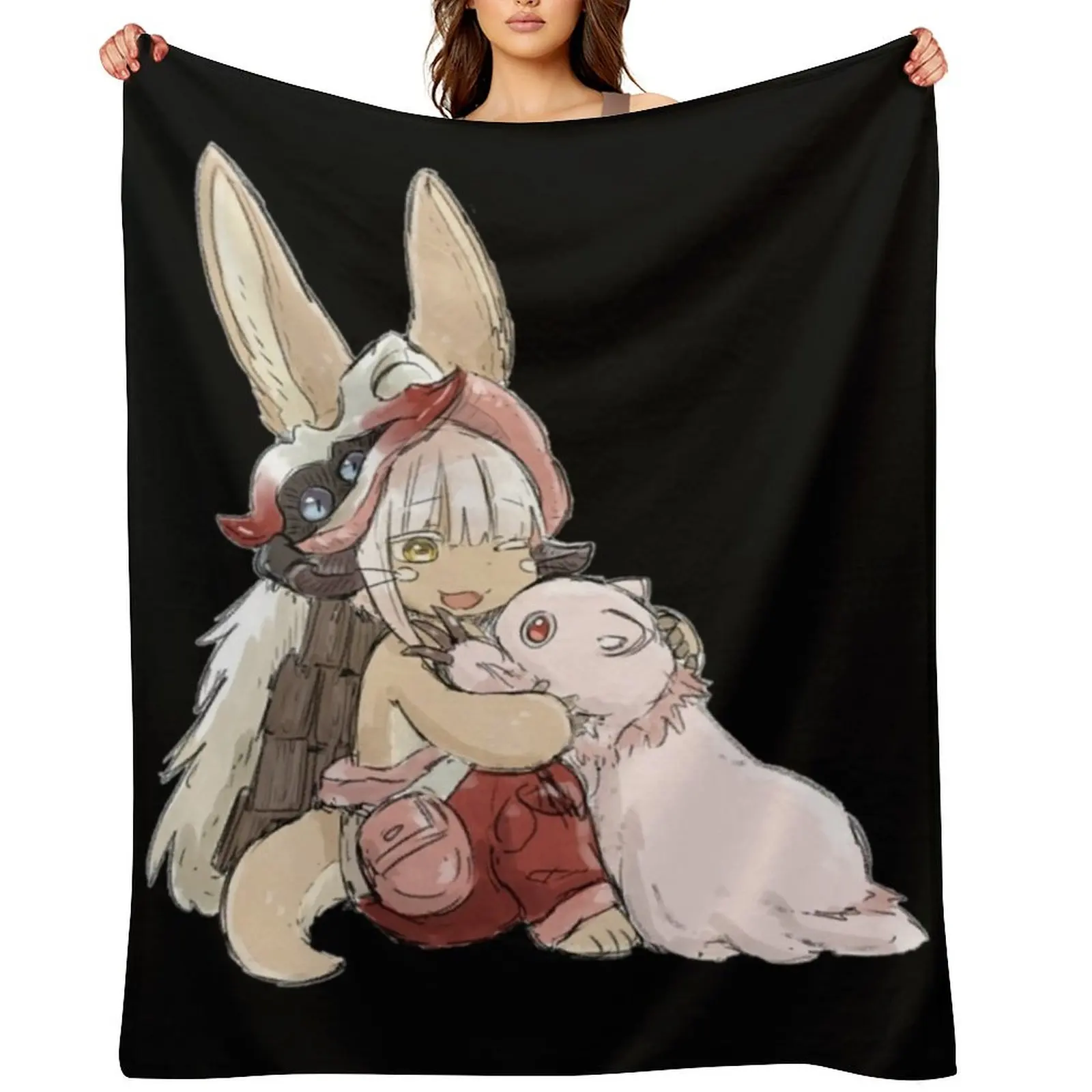 

Made in Abyss Anime Classic Throw Blanket Luxury Thins Thin manga Blankets