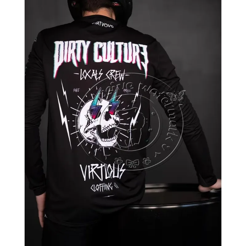 

2025NewVirtuous Vrts Men's Mountain BikeOff-road RaceJersey Bmx Mountain BikeEndurance Race3D Printed Quick Drying Jersey Dh New