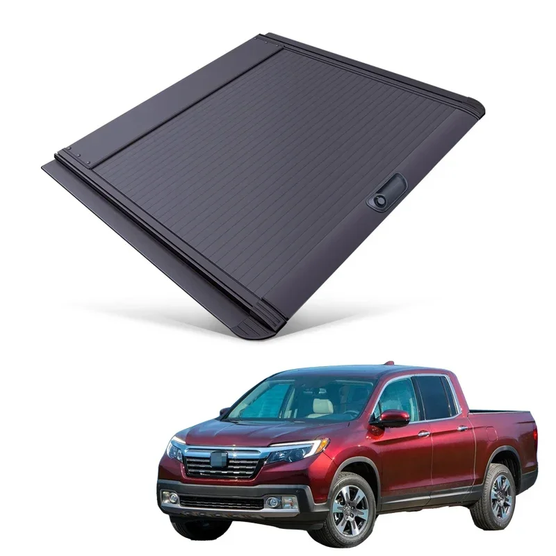 Car Parts Roller Lid Up Pick Up Truck Aluminium Alloy Tonneau Cover For Honda Ridgeline 2019+