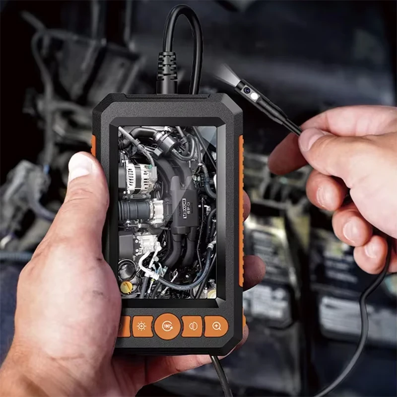 

Эндоскоп KERUI с двумя объективами 1080P и экраном 4,3 IPS для канализационных труб, водонепроницаемая инспекционная камера, бороскоп, монитор, светодиодный ремонт автомобиля