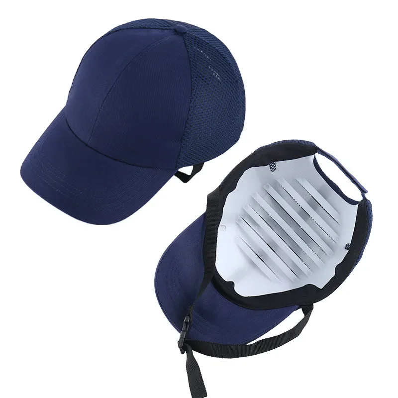 chapeu duro para workwear cabeca protecao superior buracos bone de colisao trabalho capacete de seguranca abs escudo interno bone beisebol estilo protetor 01