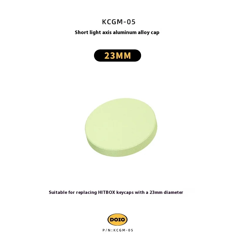 DOIO HITBOX KCGM-05 23/26MM Keycap Aluminum Alloy Replace Keycaps for DOIO Hitbox H03 H04 H05 H06 H06m/pro H07A/B/C H08B/C/D