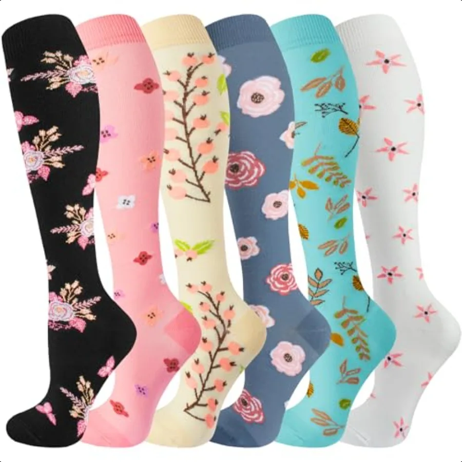 

bropite Comprion Socks for Women Men Circulationport Knee High Socks 2030 mmhgBest for RunningMedical Nurse Travel