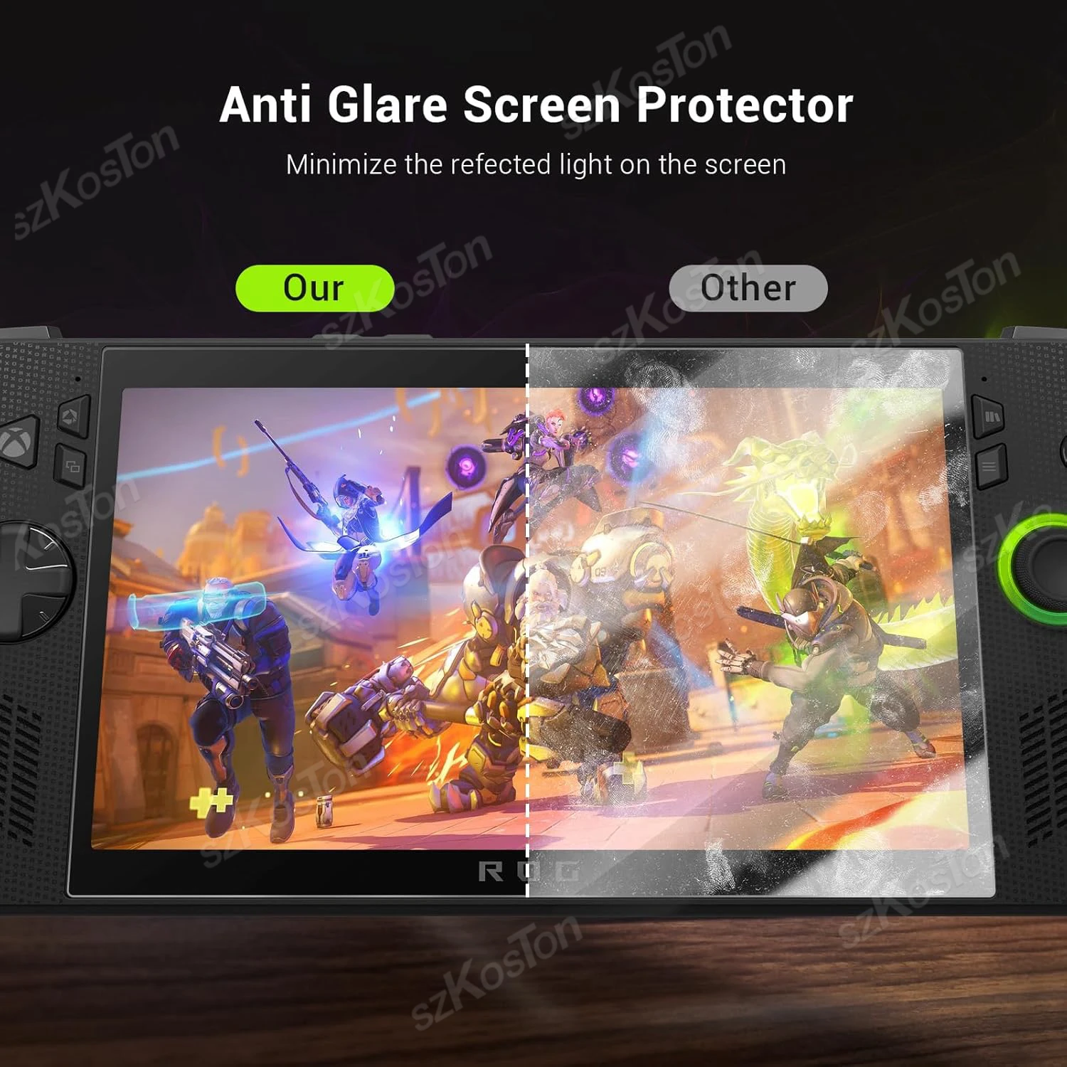 1-2 حزمة 9H واقي للشاشة من الزجاج المقسى لأجهزة ASUS ROG Xbox Ally X 2025 وحدات تحكم الألعاب المضادة للخدش HD ملحقات ألعاب الفيلم