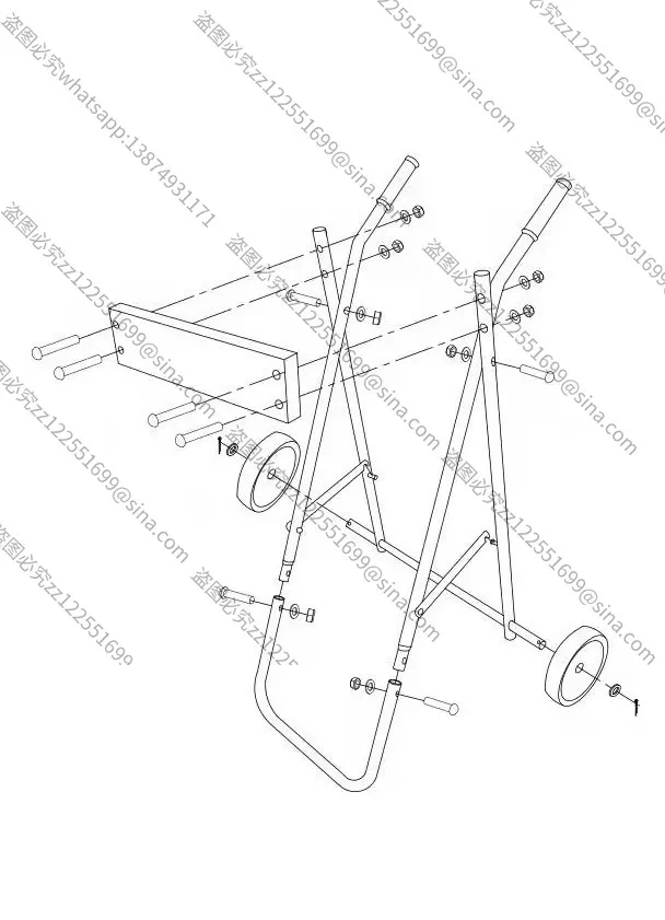 

Applicable To Outboard Cart Folding Bracket Motor Special Trailer Engine Trolley Simple Bracket Foldable
