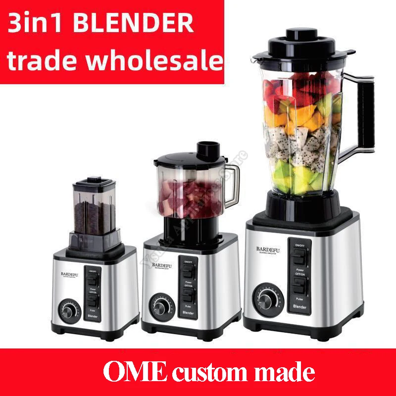 Presse-agrumes, mélangeur et robot culinaire combiné 3 en 1, l'appareil de cuisine tout-en-un ultime