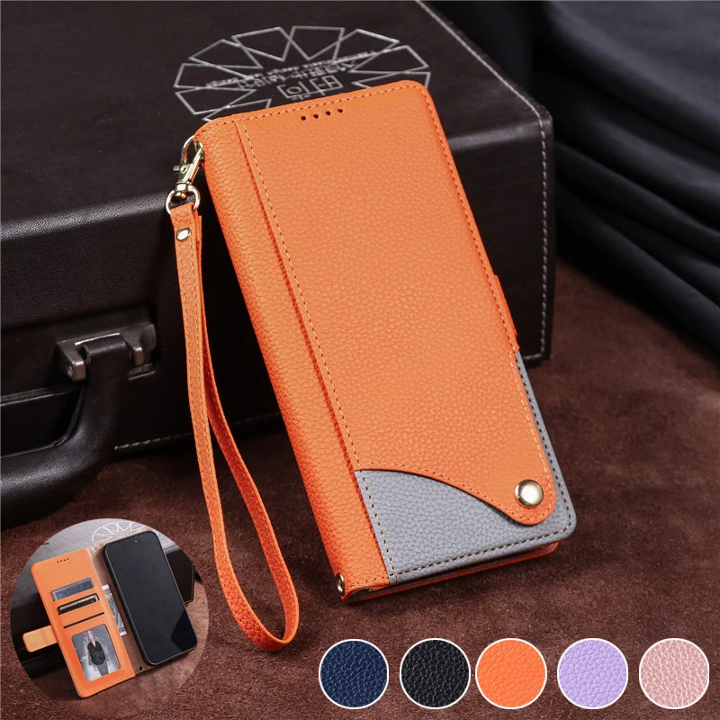 Luxury Leather Bags Wallet Case on For Sharp Aquos Sense 10 9 8 7 6 R9 R8 Pro wish 5 4 3 Sense10 Funda Magnetic Phone Flip Cover