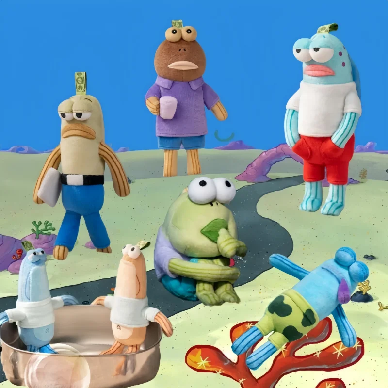 

New Genuine Fish Buddies Series Blind Box Toys Ocean Figure Bag Decor Cartoon Pendants Trendy Cute Dolls For Kids Birthday Gift