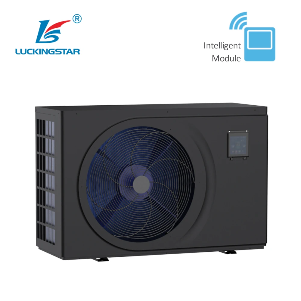 Luckingstar 5kw-28kw heating capacity famous brand compressor R32 swimming pool heat pump water heater