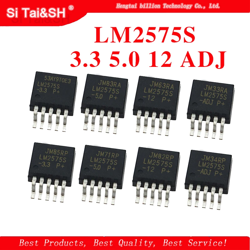 10pcs LM2575S-5.0 TO-263 TO263-5 LM2575-5 LM2575S LM2575S-ADJ LM2575-ADJ LM2575S-3.3 LM2575-3.3 LM2575 LM2575S-12 LM2575-12