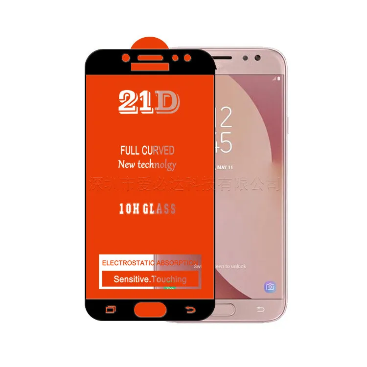 2 Pcs Gehärtetem Glas Für Samsung Galaxy J7 Pro Screen Protector Schutz Film für Samsung galaxy j7 pro