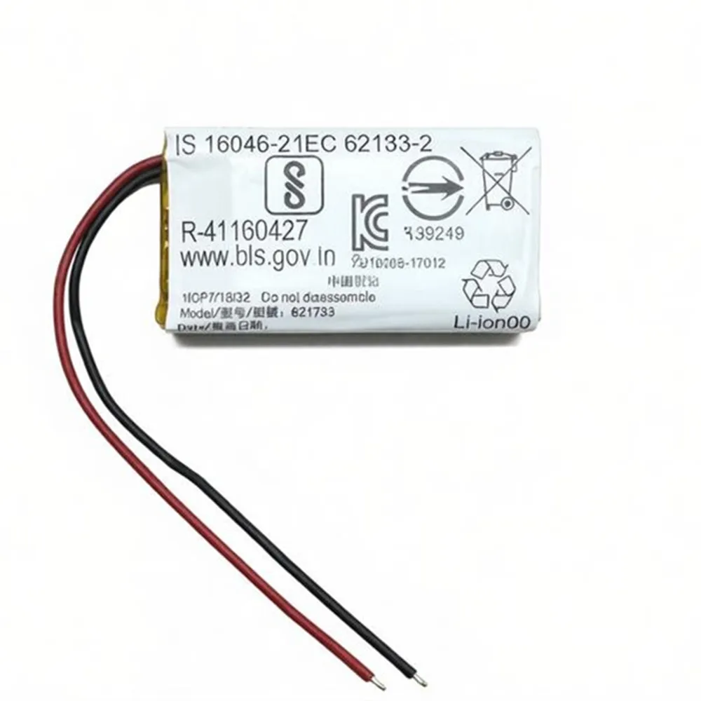 300mAh 3.7V 621733 Battery For Sony ICD-UX570F Digital Voice Recorder Pen Gaming Headphone Etc