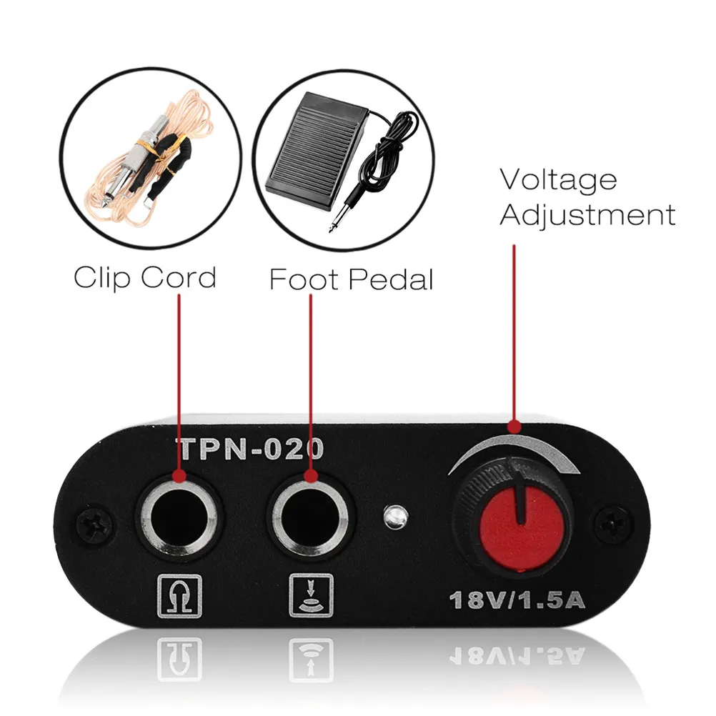 1Pcs Supply Black Metal Housing Small Lightweight for Machine Digital Power Supply Box Stable Performance