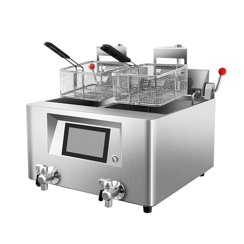 

Electric Double Tank Deep Fryer For House Use And Commercial Restaurant Kitchen