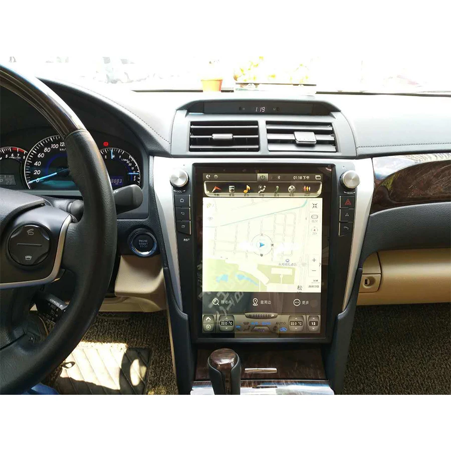 For Toyota Camry 2012-2015 Android 13 Car Radio Auto Multimedia Video Player Navigation GPS Wireless Carplay