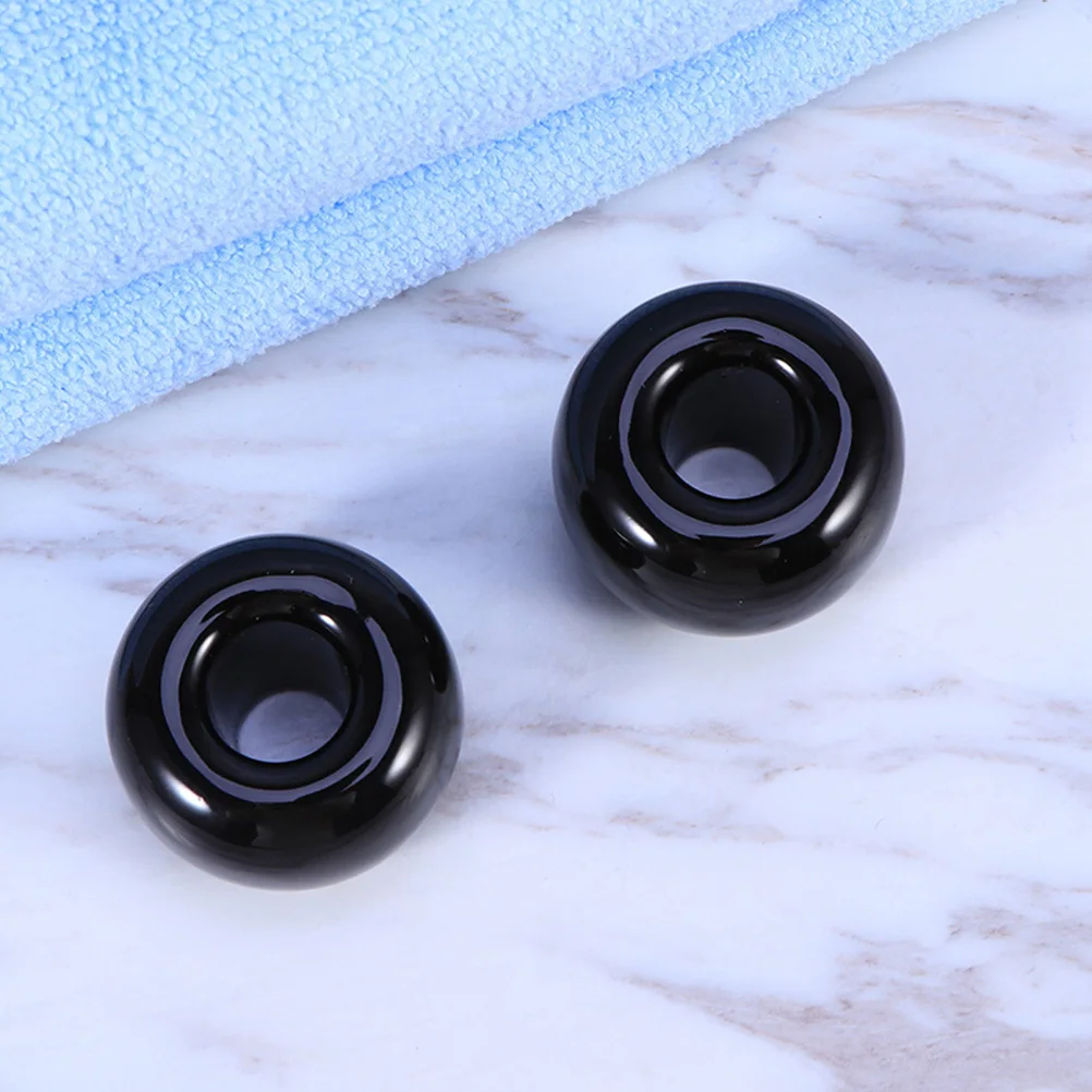 

4Pcs Toothbrush Stands Ceramic Pen Holder for Office Desk Bathroom Countertop Easy Clean Versatile Pen Storage Base Support