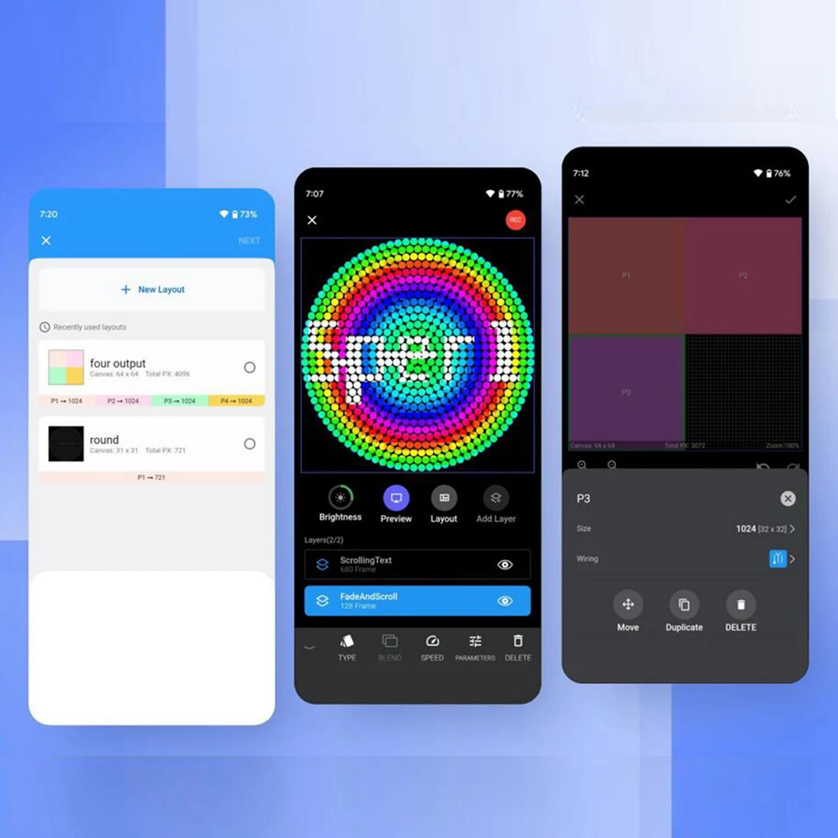 SP801E pengontrol Phantom WIFI, pengontrol efek cahaya persegi panjang Bluetooth Wifi Mode ganda