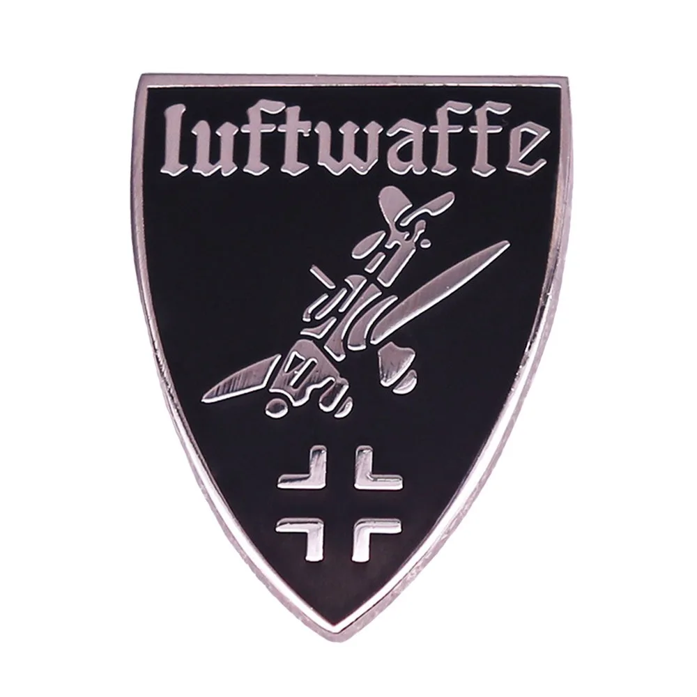 1 قطعة دبوس سلاح الجو الألماني Luftwaffe طائرة بروش شارة متقاطعة مجوهرات ألمانيا هدية وطنية #1