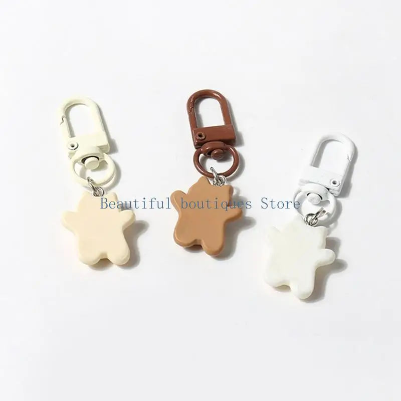 U4LF Small Happy Cats Keychain Lovely Animal Ornament for Bags and Personalize Styles