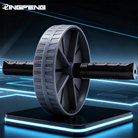 1pc Household Silent Abdominal Workout Roller, Abdominal Exercise Wheel For Workout Body Building, Waist & Tummy Slimming