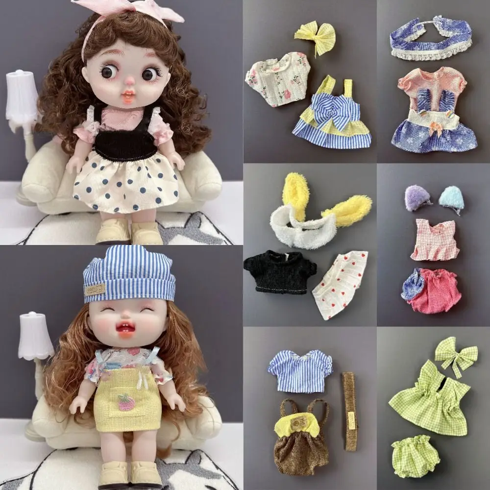 Alla moda 28 cm 28 cm Vestiti Giocattolo della ragazza Regalo FAI DA TE BJD Accessori per abiti Sostituibili Cambiando abbigliamento Fat Face Girl