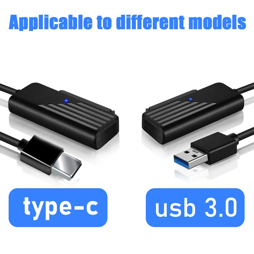 Para 2.5 Polegada HDD SDD Disco Rígido SATA 3 Adaptador SATA para USB 3.0 Adaptador Tipo C para SATA III Cabo 5Gbps Data Transmission Cord