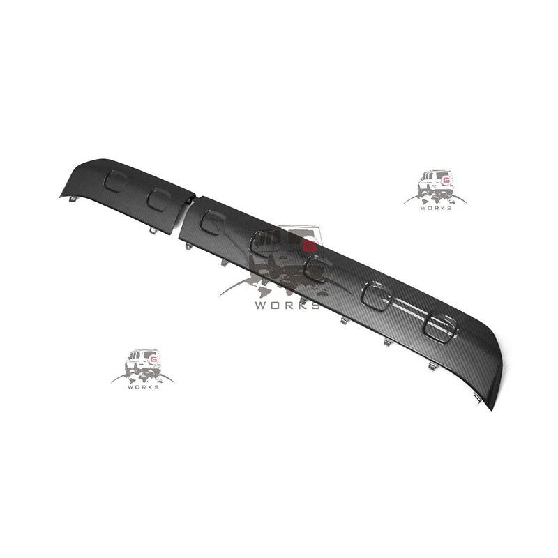 

STLFNew G Class W464 G63 B900 Front Bumper Lip Replacement Dry Carbon Fiber Tuning Parts Glossy Black Carbon